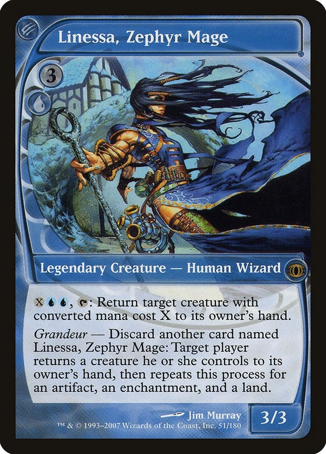 Image for Linessa, Zephyr Mage (51) [Future Sight] - Magic: The Gathering