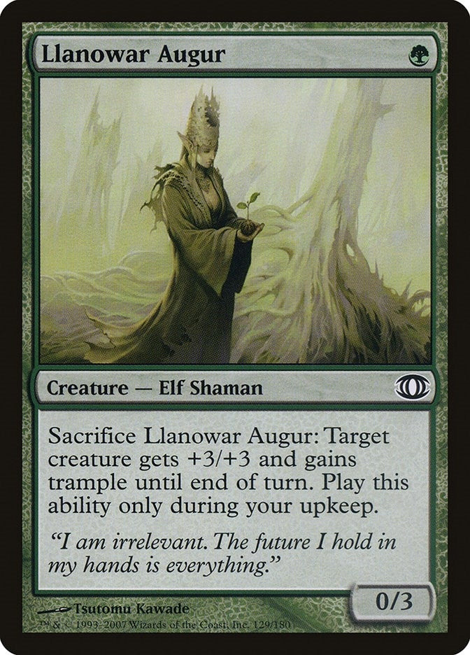 Image for Llanowar Augur (129) [Future Sight] - Magic: The Gathering