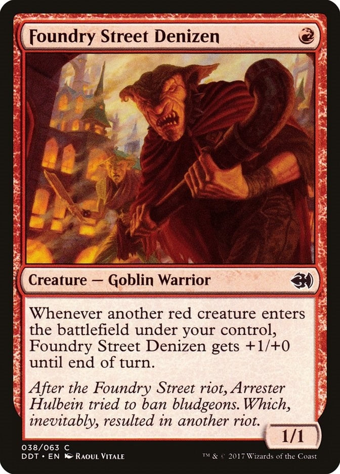 Image for Foundry Street Denizen (38) [Merfolk vs. Goblins] - Magic: The Gathering