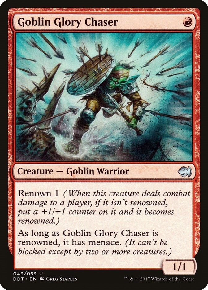 Image for Goblin Glory Chaser (43) [Merfolk vs. Goblins] - Magic: The Gathering