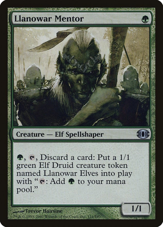 Image for Llanowar Mentor (131) [Future Sight] - Magic: The Gathering