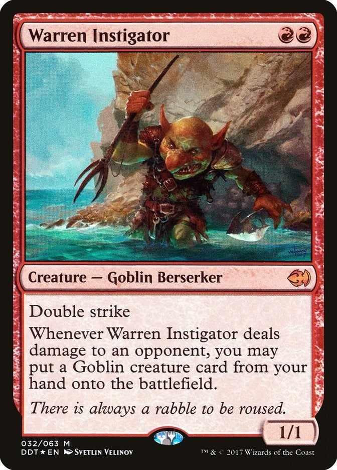 Image for Warren Instigator (32) [Merfolk vs. Goblins] - Magic: The Gathering
