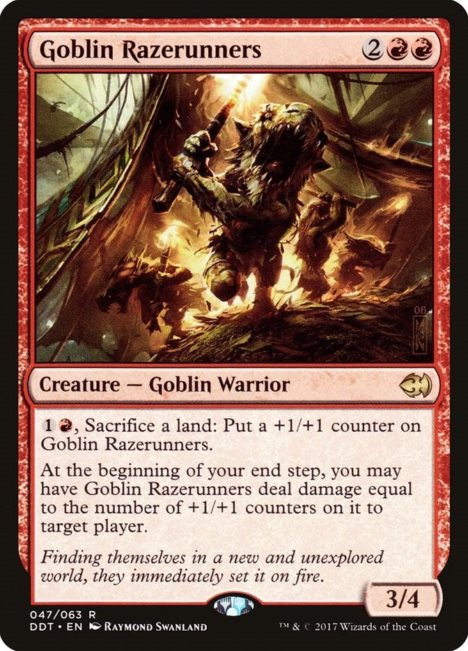 Image for Goblin Razerunners (47) [Merfolk vs. Goblins] - Magic: The Gathering