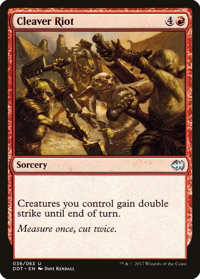 Image for Cleaver Riot (36) [Merfolk vs. Goblins] - Magic: The Gathering
