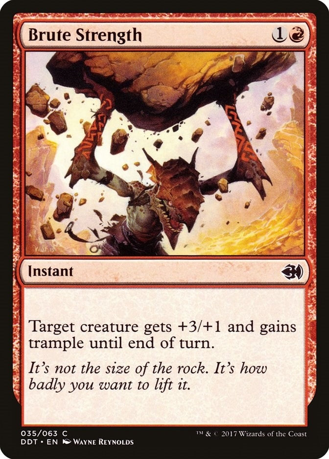 Image for Brute Strength (35) [Merfolk vs. Goblins] - Magic: The Gathering