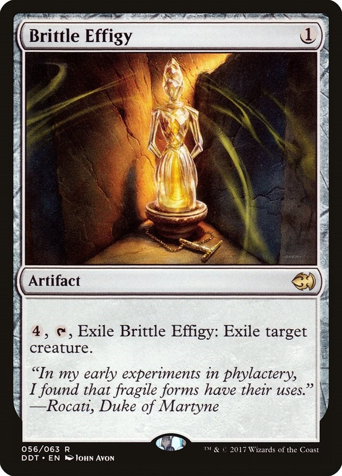 Image for Brittle Effigy (56) [Merfolk vs. Goblins] - Magic: The Gathering