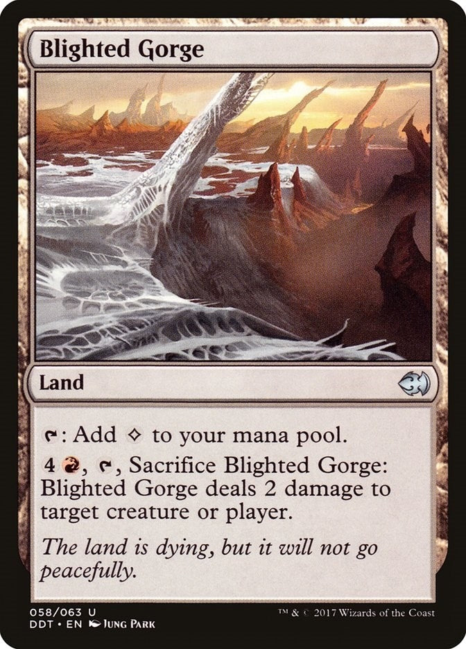 Image for Blighted Gorge (58) [Merfolk vs. Goblins] - Magic: The Gathering