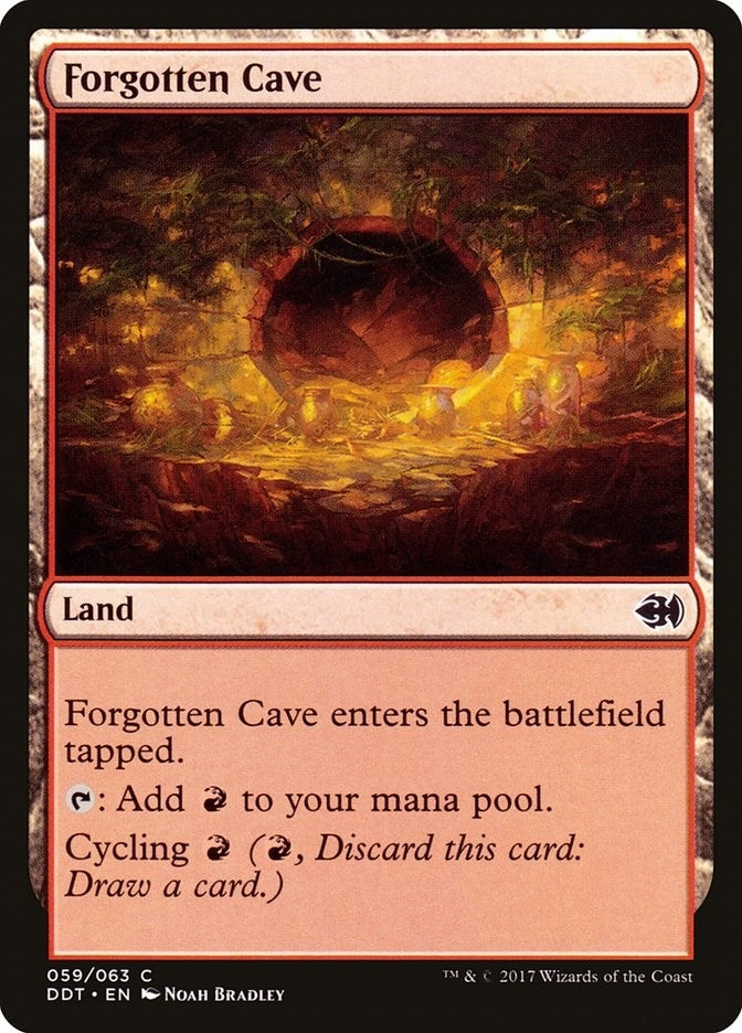 Image for Forgotten Cave (59) [Merfolk vs. Goblins] - Magic: The Gathering