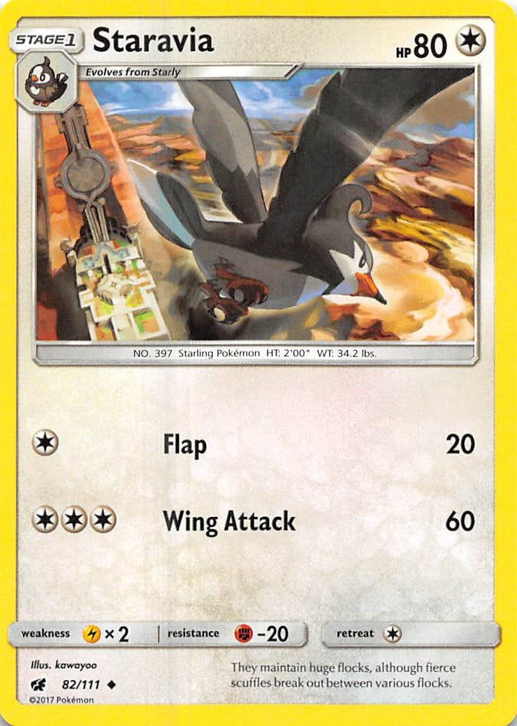 Staravia (82/111) [SM - Crimson Invasion]