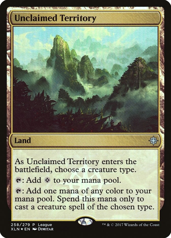 Image for Unclaimed Territory (258) [League Promos] - Magic: The Gathering
