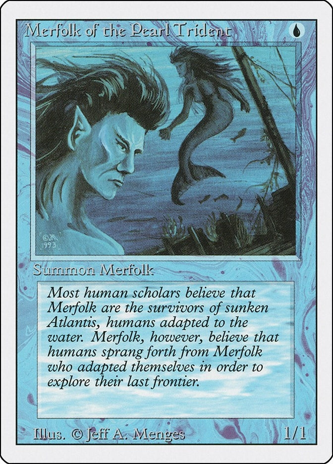 Image for Merfolk of the Pearl Trident [Revised Edition] - Magic: The Gathering
