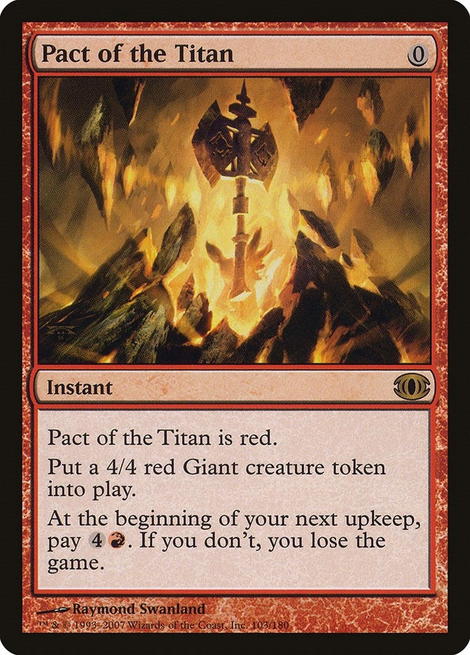 Image for Pact of the Titan (103) [Future Sight] - Magic: The Gathering