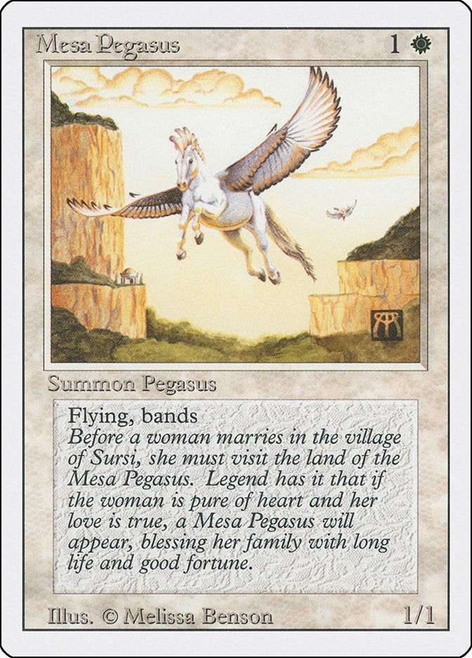 Image for Mesa Pegasus [Revised Edition] - Magic: The Gathering