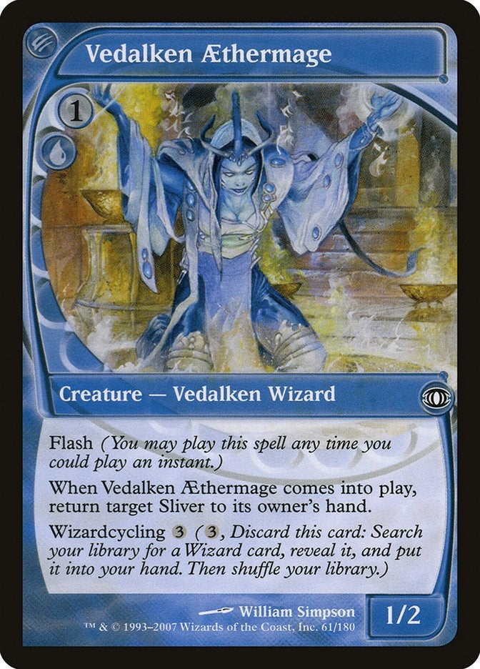 Image for Vedalken Aethermage (61) [Future Sight] - Magic: The Gathering