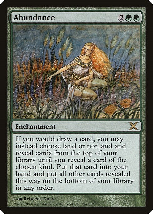 Image for Abundance (249) [10th Edition] - Magic: The Gathering