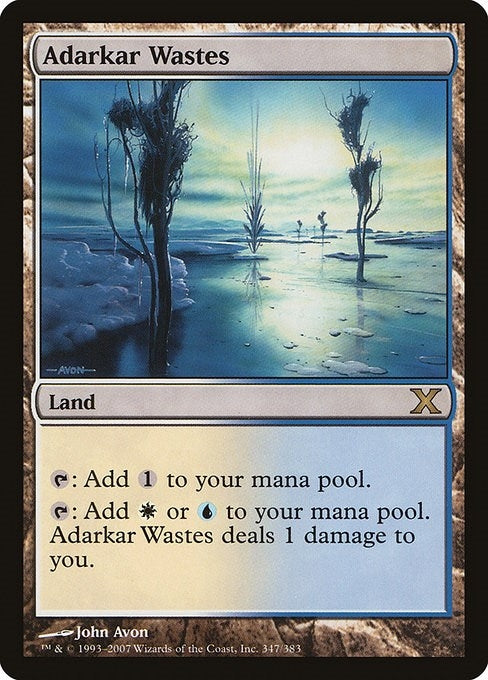 Image for Adarkar Wastes (347) [10th Edition] - Magic: The Gathering