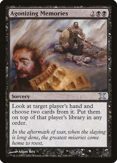 Image for Agonizing Memories (126) [10th Edition] - Magic: The Gathering