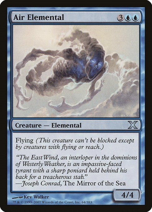 Image for Air Elemental (64) [10th Edition] - Magic: The Gathering