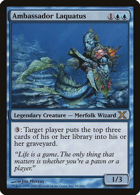 Image for Ambassador Laquatus (65) [10th Edition] - Magic: The Gathering