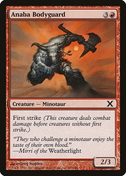 Image for Anaba Bodyguard (187) [10th Edition] - Magic: The Gathering