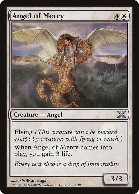 Image for Angel of Mercy (2) [10th Edition] - Magic: The Gathering