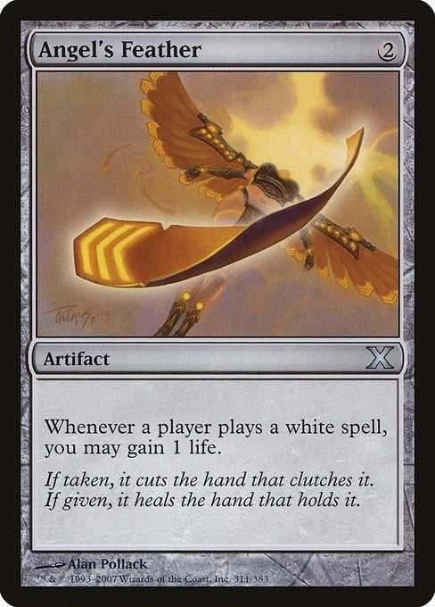 Image for Angel's Feather (311) [10th Edition] - Magic: The Gathering