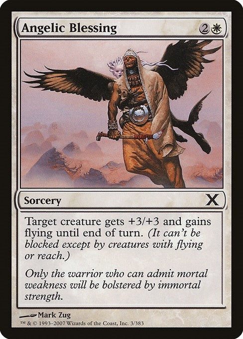 Image for Angelic Blessing (3) [10th Edition] - Magic: The Gathering