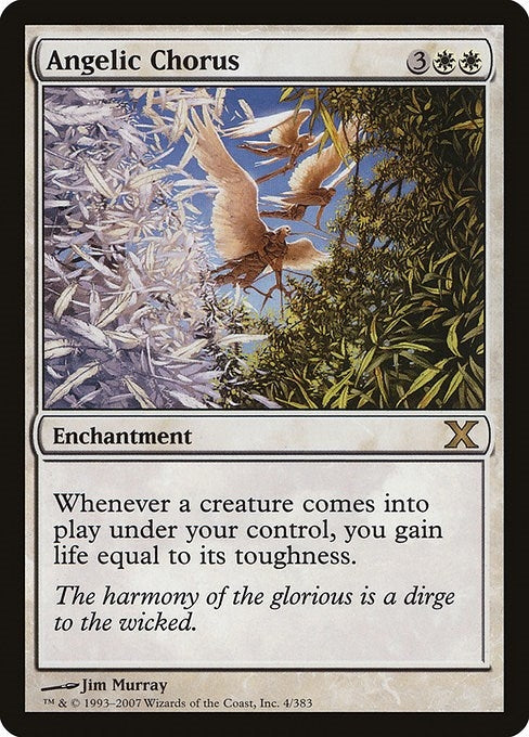 Image for Angelic Chorus (4) [10th Edition] - Magic: The Gathering