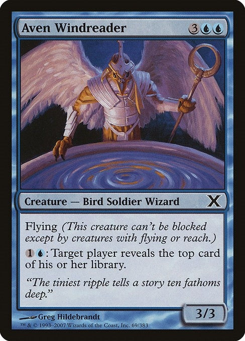 Image for Aven Windreader (69) [10th Edition] - Magic: The Gathering
