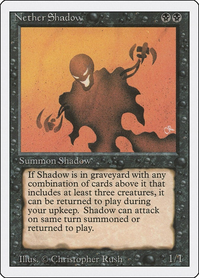 Image for Nether Shadow [Revised Edition] - Magic: The Gathering