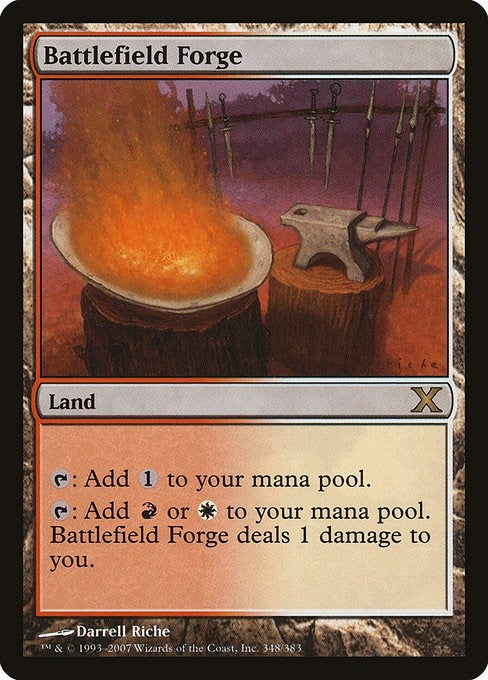 Image for Battlefield Forge (348) [10th Edition] - Magic: The Gathering
