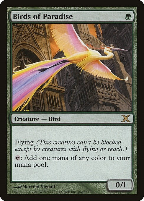 Image for Birds of Paradise (252) [10th Edition] - Magic: The Gathering