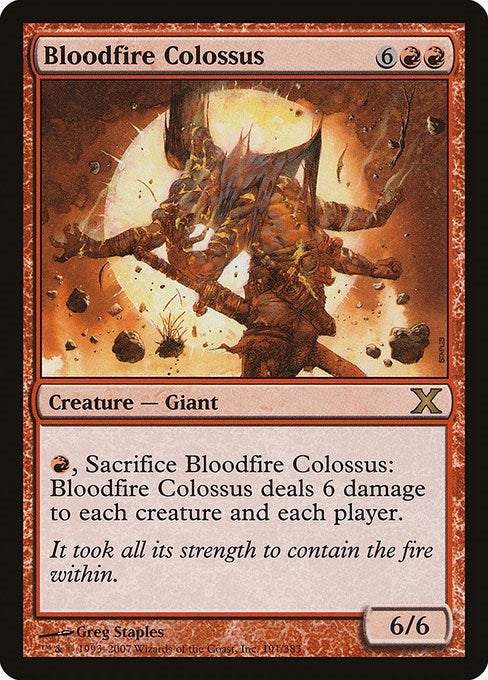 Image for Bloodfire Colossus (191) [10th Edition] - Magic: The Gathering