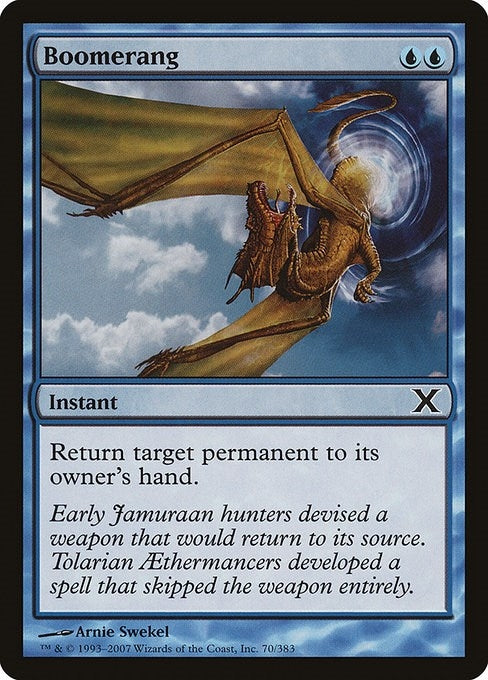 Image for Boomerang (70) [10th Edition] - Magic: The Gathering