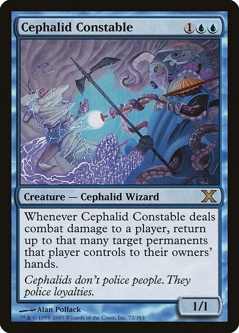 Image for Cephalid Constable (72) [10th Edition] - Magic: The Gathering