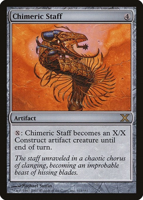 Image for Chimeric Staff (313) [10th Edition] - Magic: The Gathering