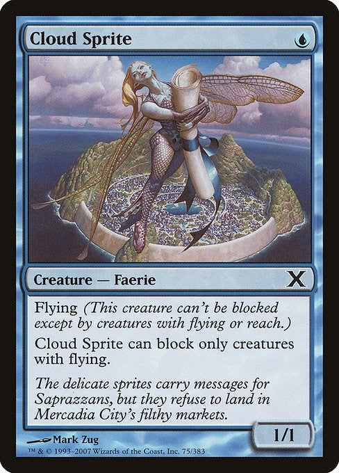 Image for Cloud Sprite (75) [10th Edition] - Magic: The Gathering