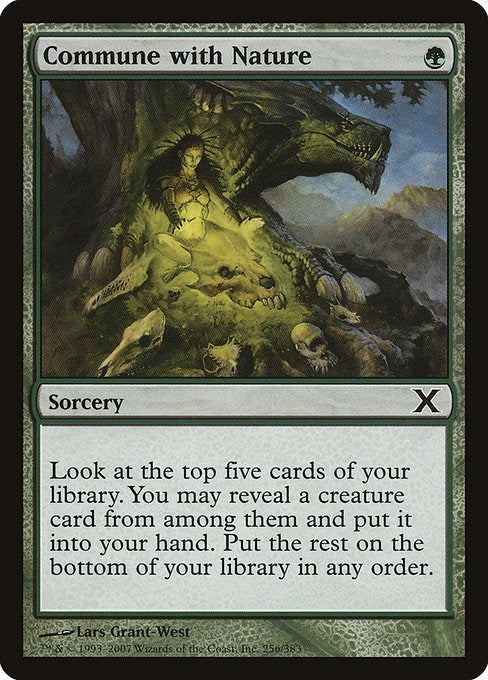 Image for Commune with Nature (256) [10th Edition] - Magic: The Gathering