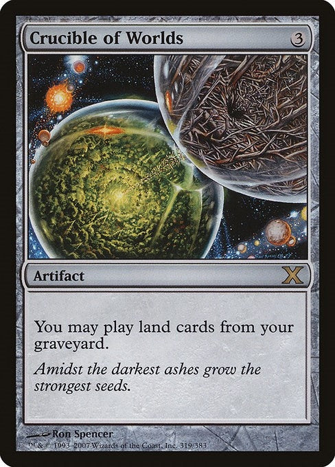 Image for Crucible of Worlds (319) [10th Edition] - Magic: The Gathering