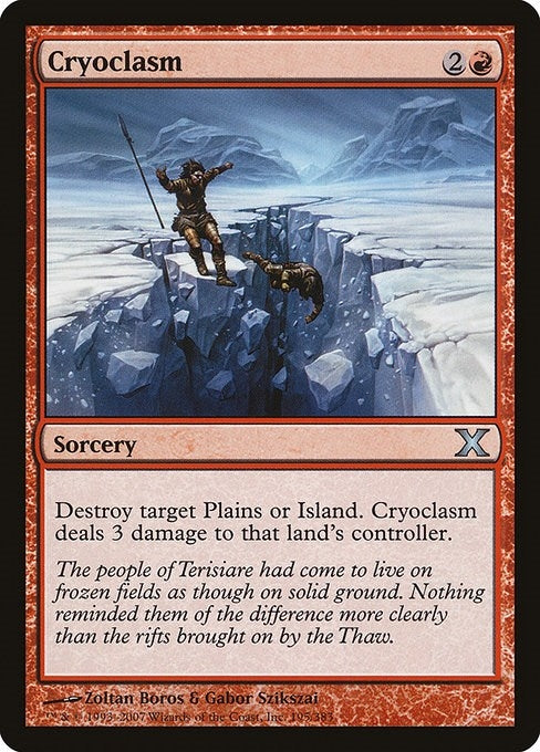 Image for Cryoclasm (195) [10th Edition] - Magic: The Gathering