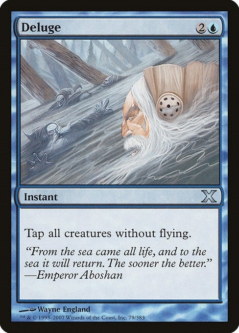 Image for Deluge (79) [10th Edition] - Magic: The Gathering