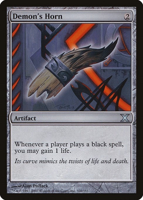 Image for Demon's Horn (320) [10th Edition] - Magic: The Gathering