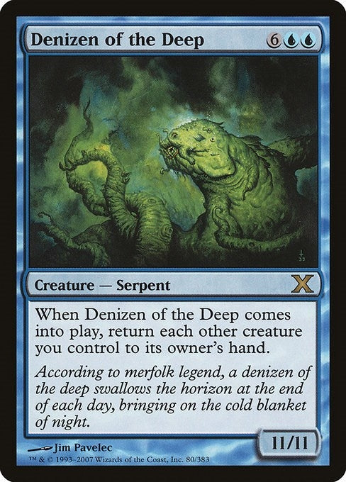 Image for Denizen of the Deep (80) [10th Edition] - Magic: The Gathering