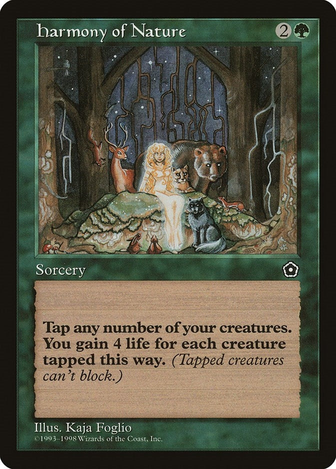 Image for Harmony of Nature [Portal Second Age] - Magic: The Gathering
