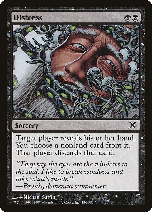 Image for Distress (136) [10th Edition] - Magic: The Gathering