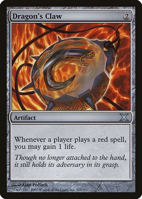 Image for Dragon's Claw (322) [10th Edition] - Magic: The Gathering