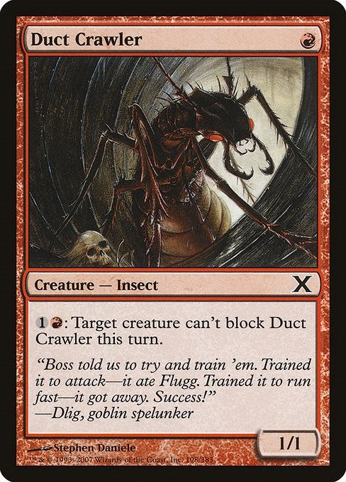 Image for Duct Crawler (198) [10th Edition] - Magic: The Gathering