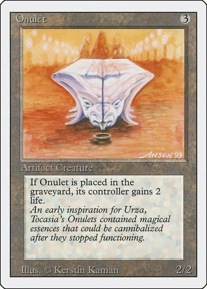 Image for Onulet [Revised Edition] - Magic: The Gathering