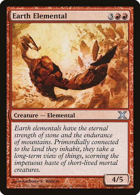 Image for Earth Elemental (199) [10th Edition] - Magic: The Gathering