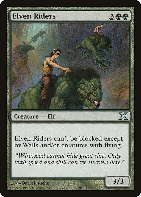 Image for Elven Riders (259) [10th Edition] - Magic: The Gathering